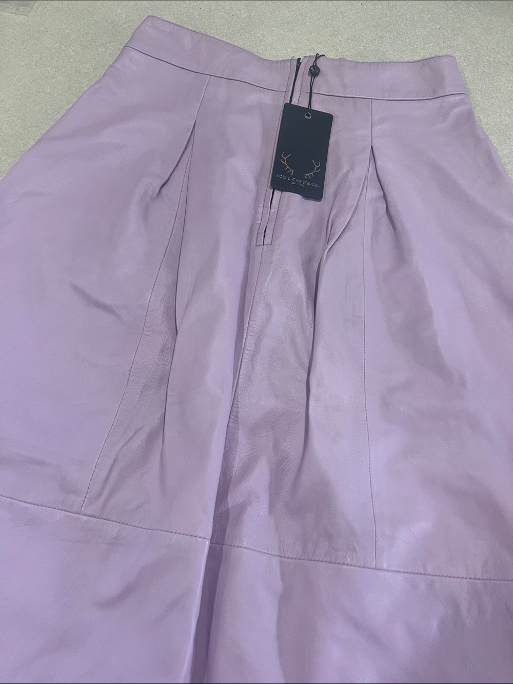 Bod & Christian orchid pleather skirt